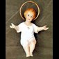 Plastic Infant Jesus With White Dress Figurine, 5.5" (14 cm)
