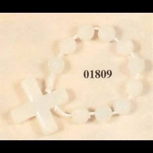 Boy-Scout Decade Rosary With Plastic Luminous Beads.