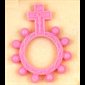 Boy-Scout Decade Plastic Rosary, Pink.