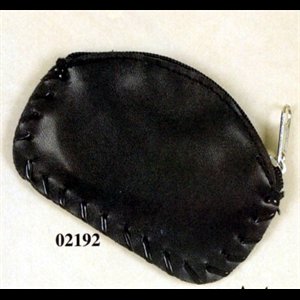 Black Rosary Case With Zipper, 2" x 3"