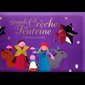 Fine Felt Fabric Christmas Crib to Build, French instruction