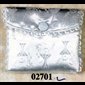 Étui à chapelet 1ère Commu. Blanc Satiné 2.75"x 3" (7x7.6cm)