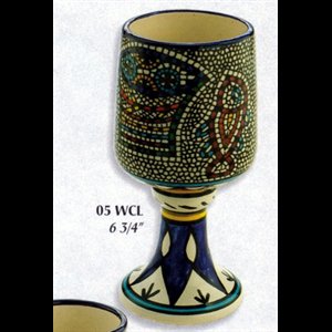Ceramic Chalice 6 3/4"
