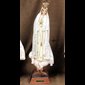 Our Lady of Fatima Plaster Statue, Glass Eyes, 15.5"/39.5 cm