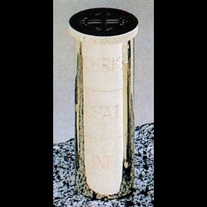 Nickelplated Triple Oil Stock, 3" (7.5 cm) Ht.