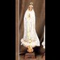 Our Lady of Fatima Plaster Statue W/ Glass Eyes, 18" (46 cm)