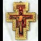 Croix Saint Damien 6.5" (16.5 cm) en bois