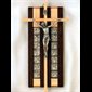 Wood Way of the Cross, 3.75" x 7.25" (9.5 x 18.5 cm)