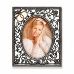 Pewter Picture Frame "Wedding", 5" x 7" (Holds 3.5" x 5")