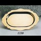 Plateau à burettes doré 8.25" x 5 5/8" (21 x 15 cm)