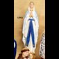 Our Lady of Lourdes Plaster Statue, 24" (61 cm)