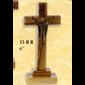 Altar Crucifix 6" (15 cm) Olive Wood Risen Christ