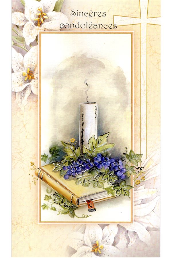 Cartes d'Offrande de Messe "Symboles" / pqt 100