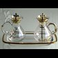 Burettes et plateau
