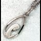 Médaille Vierge En Métal Ajourée Et Chaîne 18" (46 cm) / bte