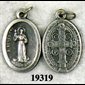 St. Benedict Oxidized Medal / un