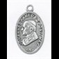 Médaille Pape Jean-Paul II et Place St-Pierre en Métal Oxydé