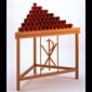 49 units Electric Votive Light Stand (46"x 41"x 23") Chi Rho
