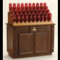 50 units Oak Electric Votive Light Stand (44" x 50" x 20")