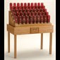 50 units Oak Electric Votive Light Stand (43" x 53" x 24")