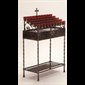 Wrought Iron Votive Light Stand, 38" Ht. x 28" W. x 13.5" D.