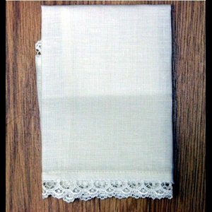 Corporale en cotton avec dentelle