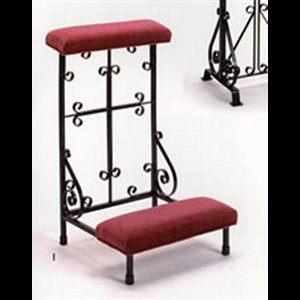 Wrought Iron Prie Dieu  32'' H. x 20'' W. x 21'' D.