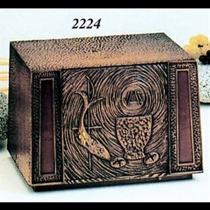 Tabernacle 13" x 7 7/8" x 9" h. (33 x 20 x 23 h. cm) Bronze