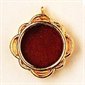 Metal Reliquary gold plated