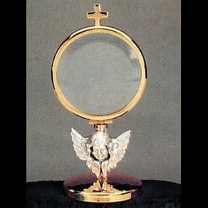 Chapel Monstrance, 6 1/8" (15,5 cm) Ht., 3 3/8" (8,5cm) Dia.
