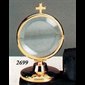 Lunule sur pied 5.5" (14 cm) Ht., 3 3/8" (8,5cm) Diam.