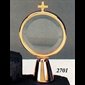 Lunule sur pied 5 7/8" (15 cm) Ht., 3 3/8" (8.5 cm) Diam.