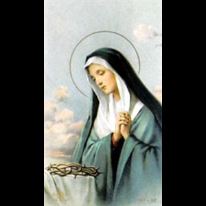 Pictures "O.L. Of 7 Sorrows" Image, 2" x 4" / 100 unit