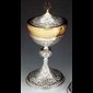 Ciborium,  10.25" (26 cm) Ht., 5.5" (14 cm) Diam.