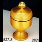 Goldplated Oil Stock "CHR'' 4 3/8" (11 cm) Ht. - Height: 4 3/8" (11 cm) / Diameter: 2 5/8" (6,5 cm)  N.B.: when the article is not in stock and is "available on order", allow a lead time of about 4 weeks.