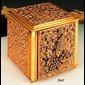 Tabernacle 9" x 9" x 8 5/8" h. (23 x 23 x 22 h. cm) Bronze