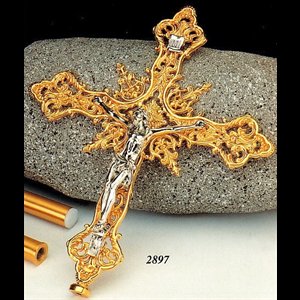 Processional Cross, 18.5" (47 cm) Ht.