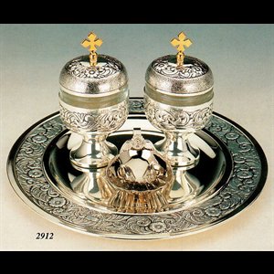 Silverplated Baptismal Set
