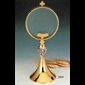 Monstrance, 14.75" (37.5 cm) Ht., Host box 5 7/8" (15 cm) Di