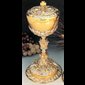 Ciborium, 12.25" (31 cm) Ht., Coupe 5.5" (14 cm) Diam.