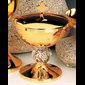 Ciborium, 4.75" (12 cm) Diam. - Diameter: 4 3/4" (12 cm)  N.B.: when the article is not in stock and is "available on order", allow a lead time of about 4 weeks.