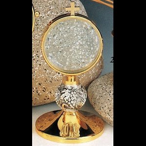 Chapel Monstrance, 6 7/8" (17,5 cm) Ht., 3 3/8" (8,5cm) Dia.