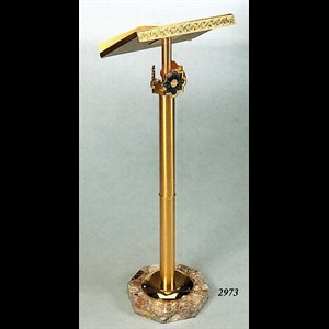 Goldplated Adjustable Lectern