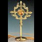 Reliquary, 9.25" (23.5 cm) Ht., Vitre 1 5/8" (4 cm)