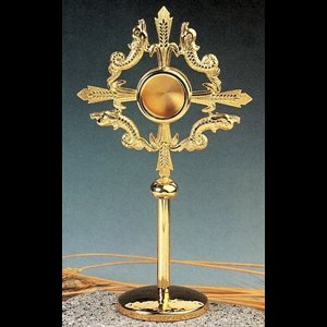 Reliquary, 11" (28 cm) Ht., Vitre 2 3/8" (6 cm)