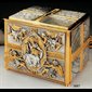 Tabernacle 14 3/8" x 11.5" x 10 7/8" h. (36,5 x 29 x 27,5cm)