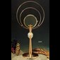 Monstrance, 18 1/5" (46 cm) Ht., Vitre 4 1/3" (11 cm) Diam.