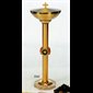 Baptismal Fonts, 44" (112 cm) Ht., 15.75" (40 cm) Diam.
