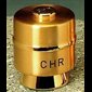 Ampoule Sainte-Huile "CHR" doré 2.5" (6.5 cm) Ht.