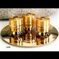 Goldpaletd Oil Stock (3) and plate / set